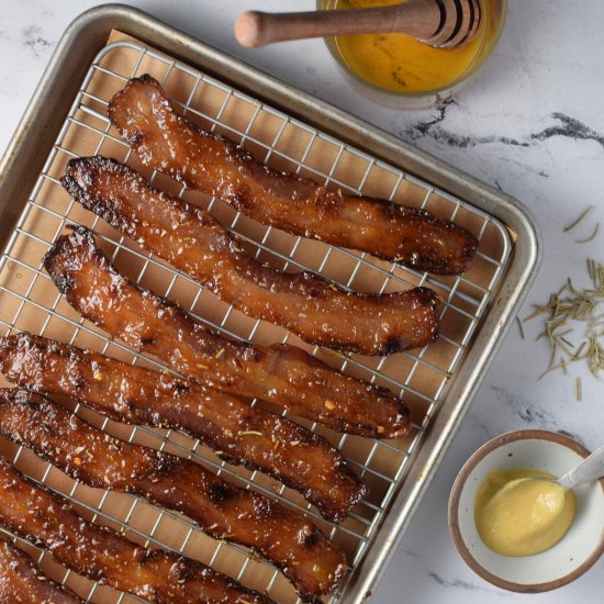 Rosemary Dijon & Honey Glazed Bacon