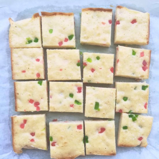 Tutti frutti blondies