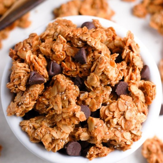 Healthy Peanut Butter Granola