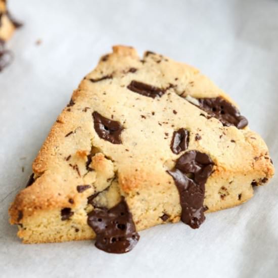 Healthy Chocolate Chip Scones (GF)