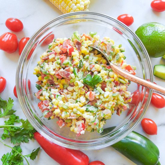 Corn Salad with Lime Dressing