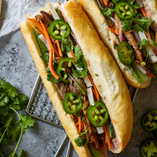 Lemongrass Pork Banh Mi