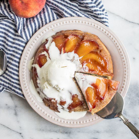 Peach Upside Down Cake