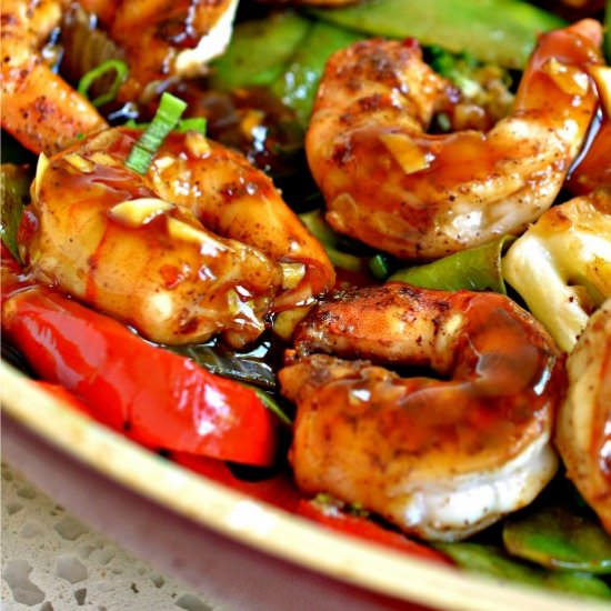 Garlic Shrimp Stir Fry