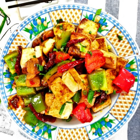 Kung pao tofu