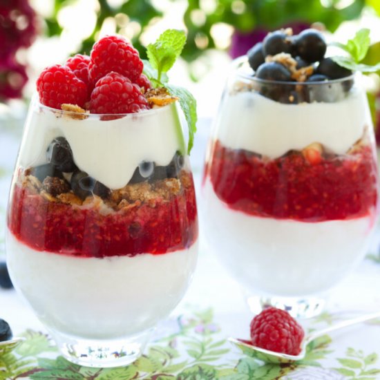 Memorial Day Breakfast Parfait