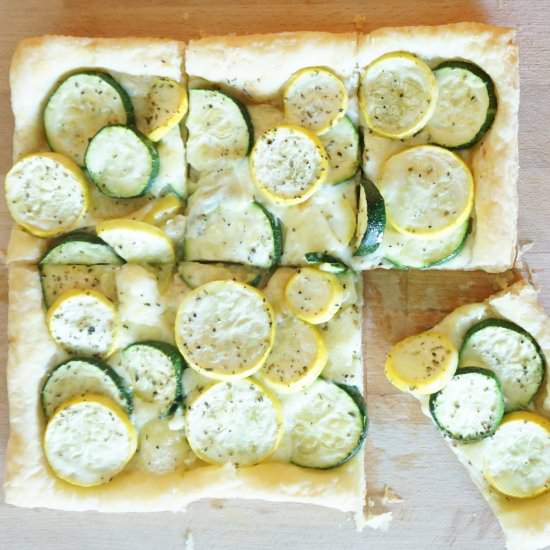 Delicious Squash Puff Pastry Tart