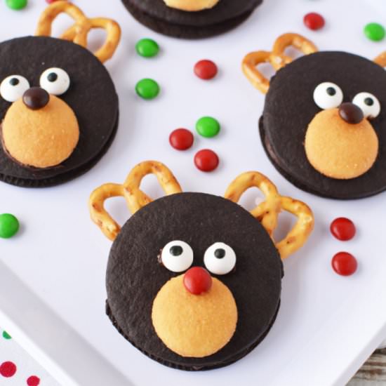 No Bake Reindeer Cookies