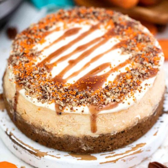 Instant Pot Carrot Cake Cheesecake