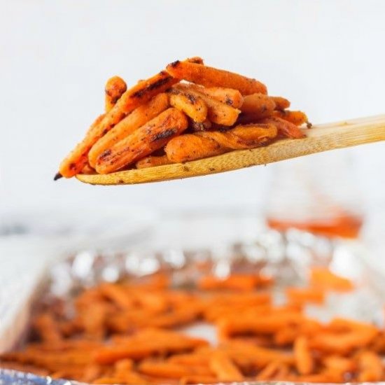 Honey Glazed Dijon Roasted Carrots