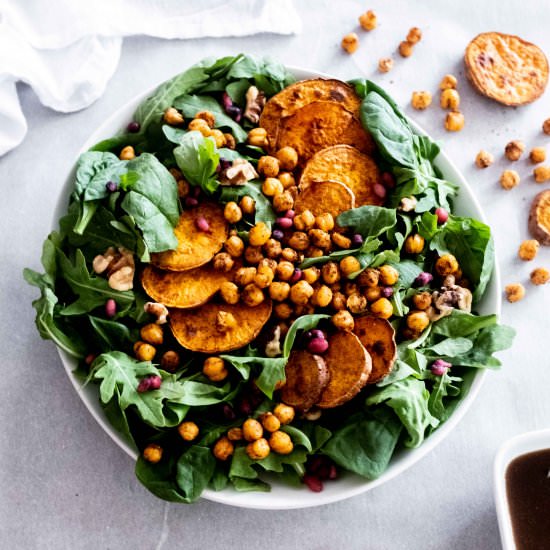 chickpea and sweet potato salad