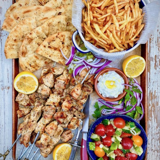 How to make chicken souvlaki