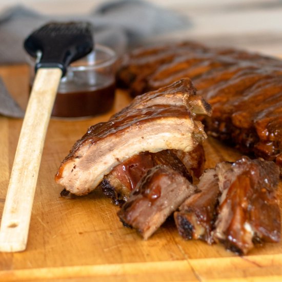 Slow Grilled Baby Back Ribs