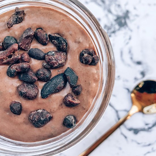 The EASIEST Chocolate Chia Pudding