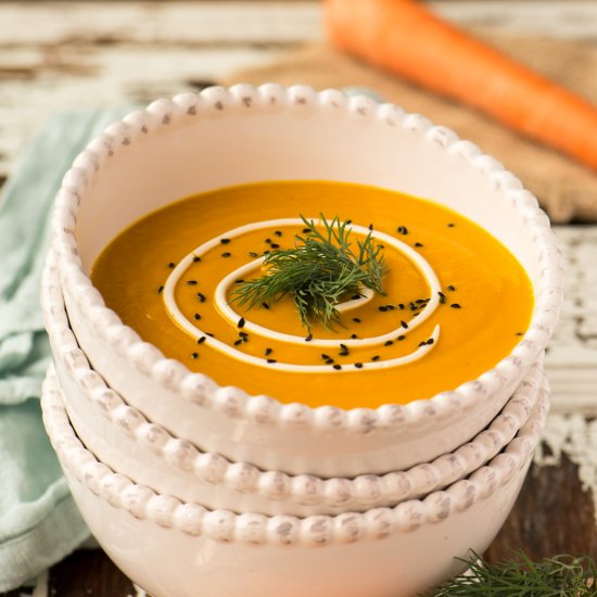 Warming Carrot Ginger Soup