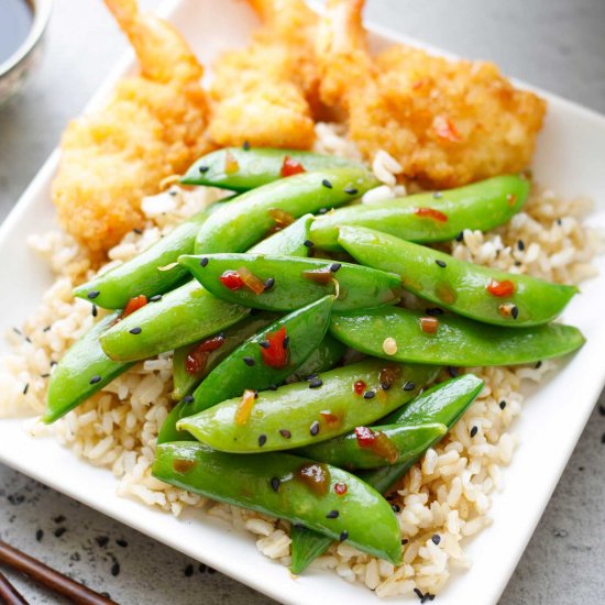 5-Minute Asian Sugar Snap Peas