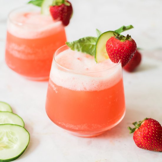 Strawberry Basil Cooler