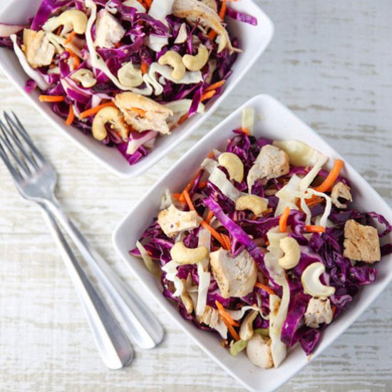 Asian Chicken and Cabbage Salad