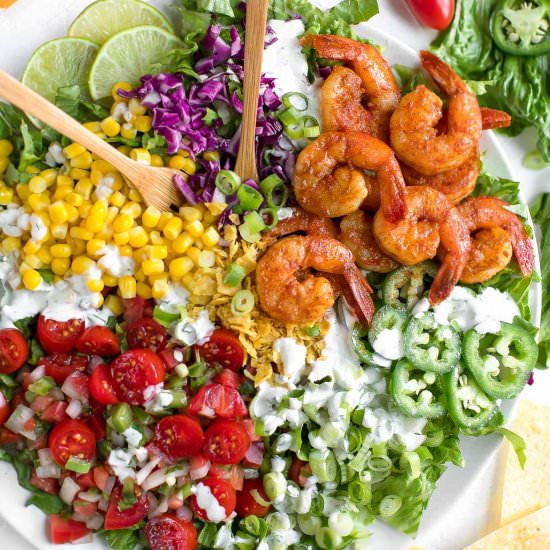 Shrimp Taco Salad