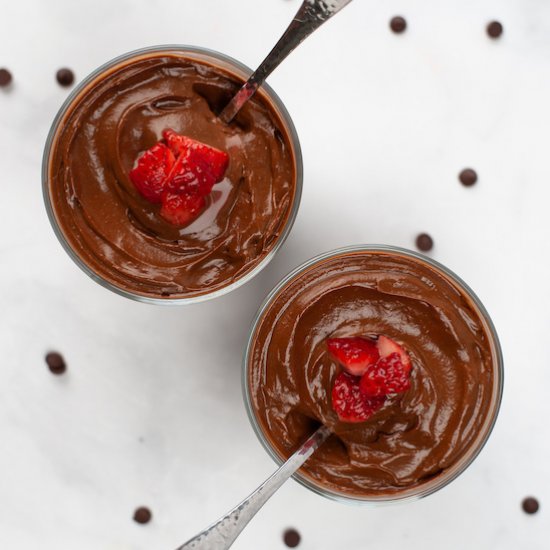 Vegan Avocado Chocolate Mousse