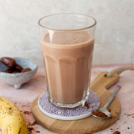 Chocolate peanut butter smoothie