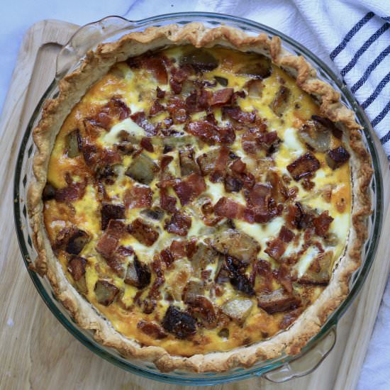 Bacon and Potato Quiche