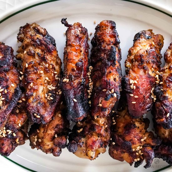 Grilled Asian Chicken Wings