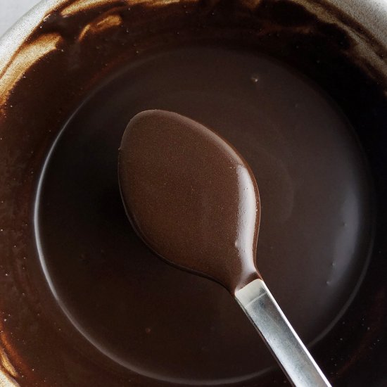 Brown Butter Chocolate Syrup