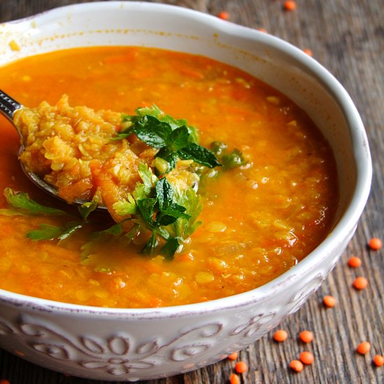 red lentil soup