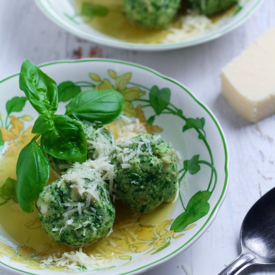 Spinach and Ricotta Dumplings