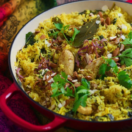 One Pan Chicken Biryani