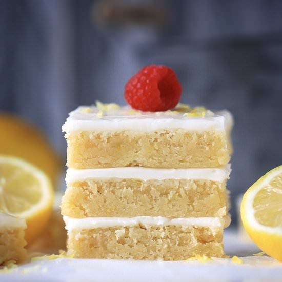 Gluten-Free Fudgy Lemon Brownies