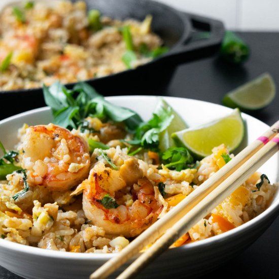 Shrimp and Pineapple Fried Rice