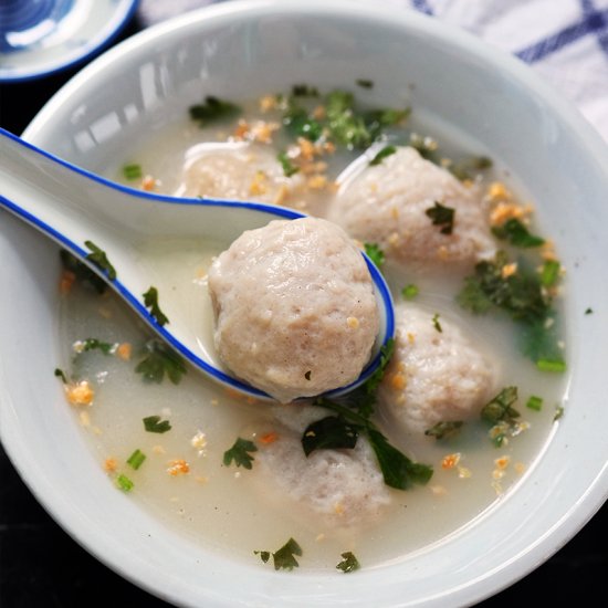 Homemade Fish Balls 自制鱼丸