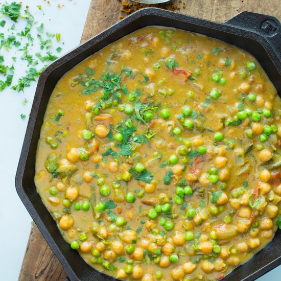 Coconut Chickpea Curry Masala