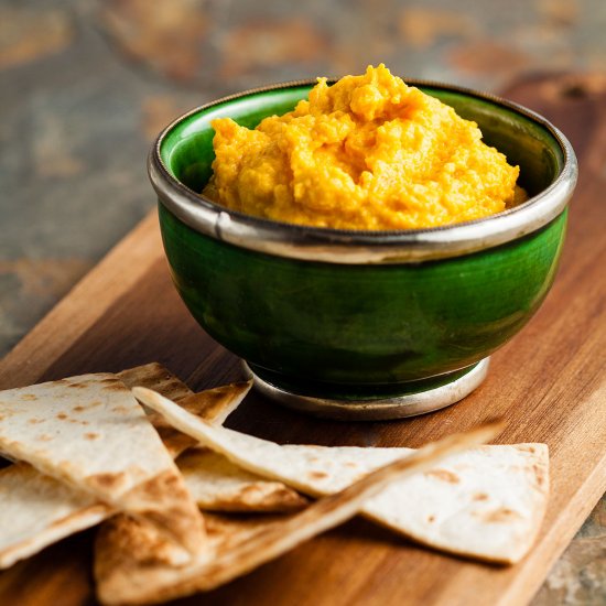 Carrot and Goats Cheese Dip