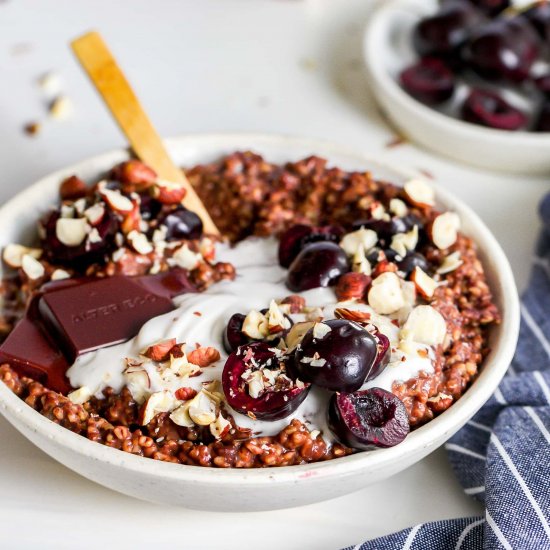 Chocolate Steel Cut Oatmeal