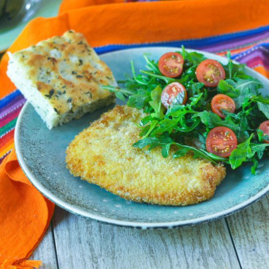 GF Mustard Chicken Milanese