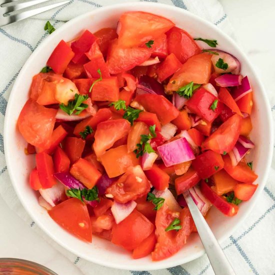 Chopped German Tomato Salad