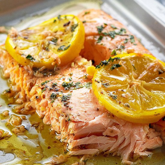 Lemon Butter Garlic Salmon