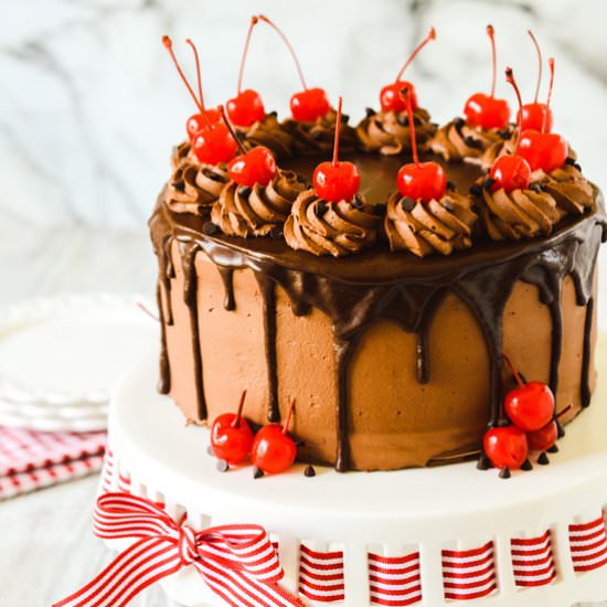 Cherry Chocolate Chip Cake