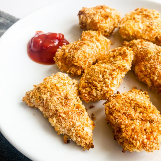 Healthy Baked Chicken Nuggets