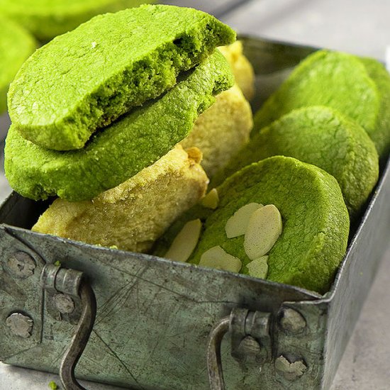 Matcha cookies