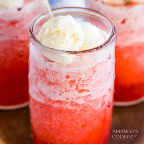 Homemade Slushie Floats