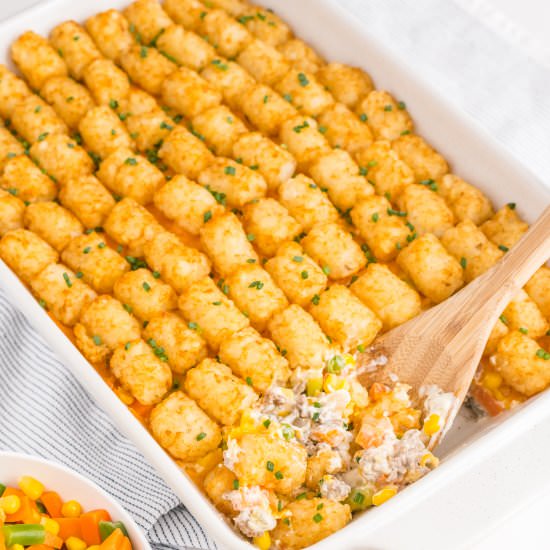 Tater Tot Beef Casserole