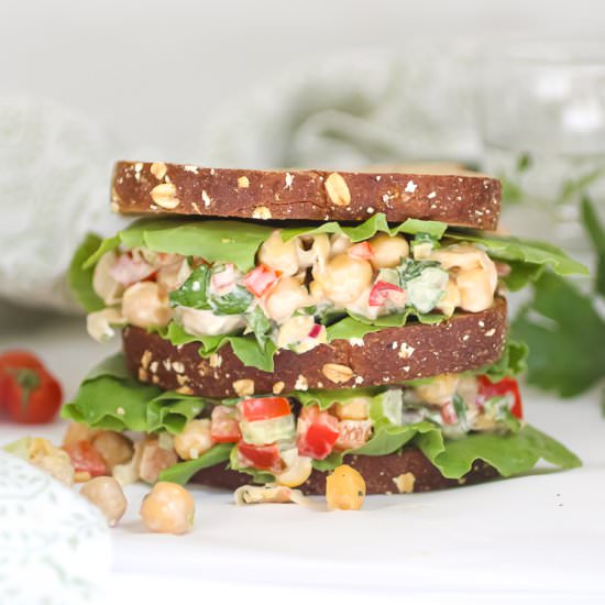 No-Tuna Salad Sandwich