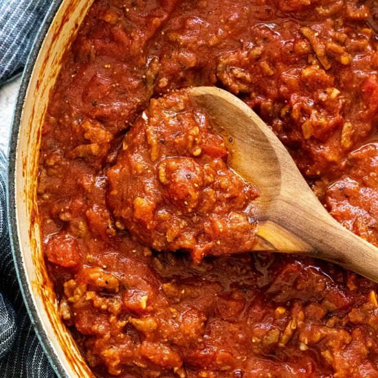 Homemade Meat Sauce