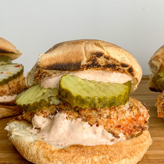 Healthy Crispy Chicken Sandwich