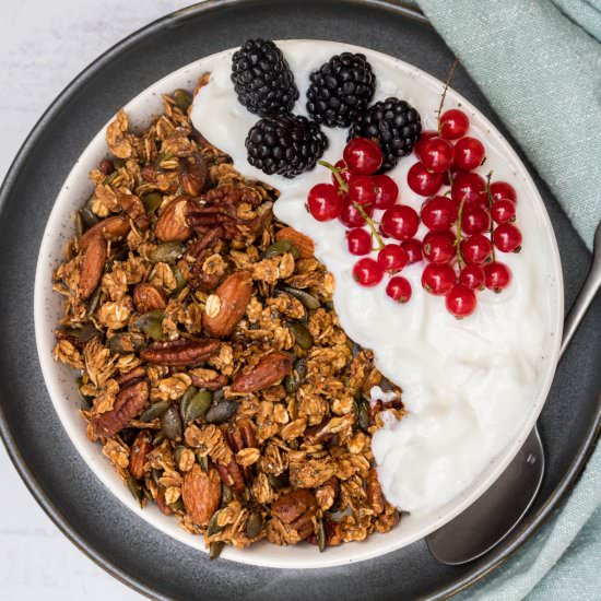 Pumpkin Seed Granola with Almonds