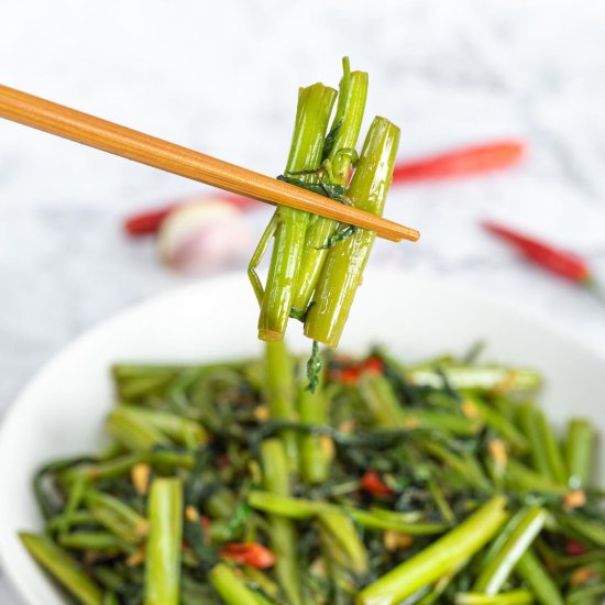 Stir-Fried Water Spinach